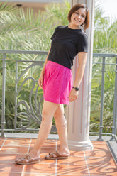 fuchsia Shorts